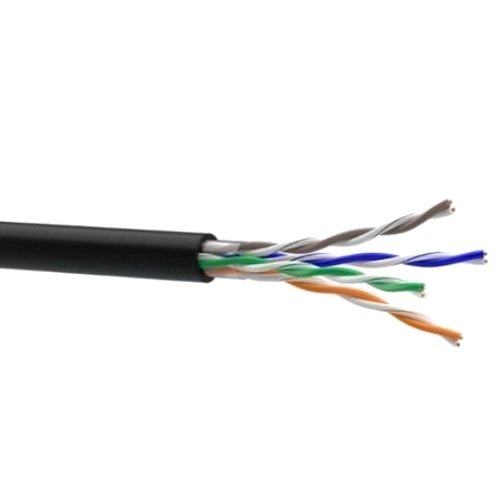 Кабель UTP cat 5e, бухта 305 м вуличний 2хпарний (4х жил. * 0,50) OK-Net 2*2*0,50КПП-ВП (100)