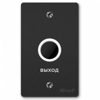 Безконтактна кнопка виходу BAS-IP SH-45TU black Безконтактна кнопка виходу BAS-IP SH-45TU black