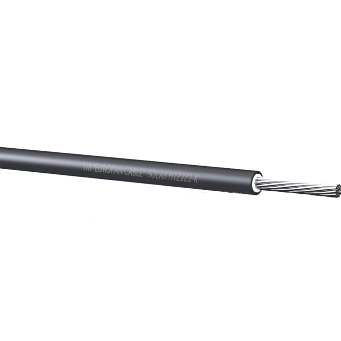 Кабель для сонячних панелей SOLAR H1Z2Z2-K 4 black (бухта 100 м) Кабель для сонячних панелей SOLAR H1Z2Z2-K 4 black (бухта 100 м)