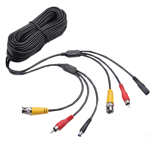 Патчкорд комбинированный коаксиальный + питание + звук, черный NC + DC + AV 10m Патчкорд комбинированный коаксиальный + питание + звук, черный NC + DC + AV 10m