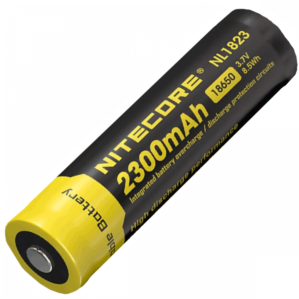 Акумулятор Li-Ion 18650 3.7V (2300 мА•г) захищений Nitecore NL1823 Акумулятор Li-Ion 18650 3.7V (2300 мА•г) захищений Nitecore NL1823