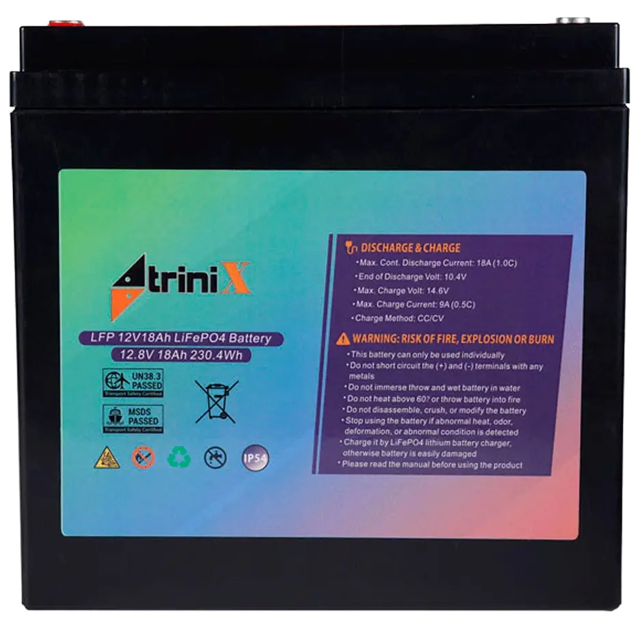 Акумуляторна батарея TRINIX LFP 12V18Ah LiFePo4 Акумуляторна батарея TRINIX LFP 12V18Ah LiFePo4