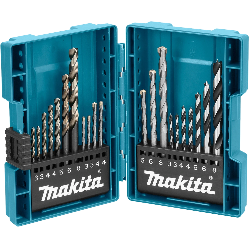 Комбінований набір свердл 21 шт Makita (B-44884) Комбінований набір свердл 21 шт Makita (B-44884)