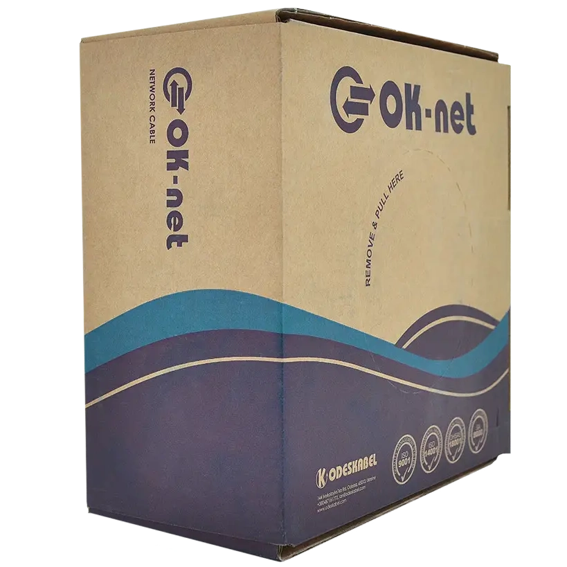 Кабель (UTP мідь внутрішній) КПВ-ВП (350) 4*2*0,51 (U/UTP-cat.5Е) 100м