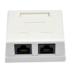 Розетка зовнішня EPNew 2хUTP, кат. 6, RJ45 Розетка зовнішня EPNew 2хUTP, кат. 6, RJ45