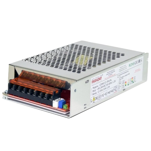 Блок живлення Faraday Electronics 120W/12-36v/ALU Блок живлення Faraday Electronics 120W/12-36v/ALU