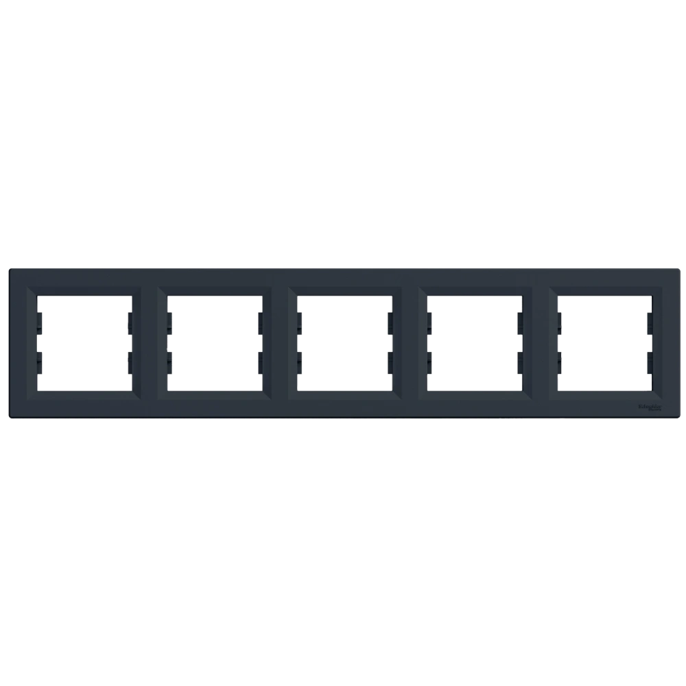 РАМКА ПЯТИМЕСТНАЯ ГОРИЗОНТАЛЬНАЯ, АНТРАЦИТ Schneider Electric Asfora EPH5800571 РАМКА ПЯТИМЕСТНАЯ ГОРИЗОНТАЛЬНАЯ, АНТРАЦИТ Schneider Electric Asfora EPH5800571