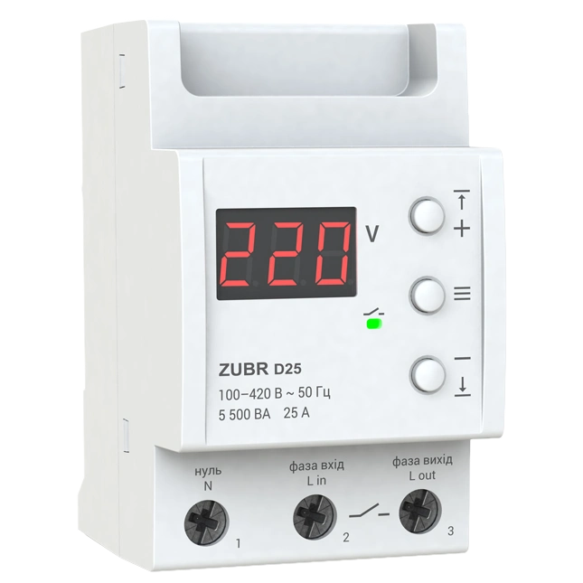 Реле напруги ZUBR D25 Реле напруги ZUBR D25