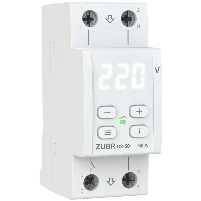 Реле напруги ZUBR D2-50 Реле напруги ZUBR D2-50