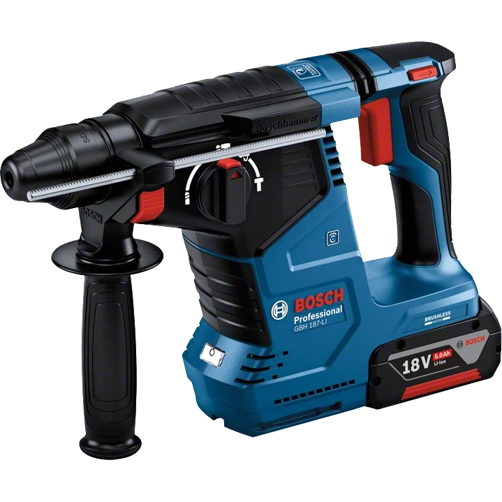 Акумуляторний перфоратор з SDS plus Bosch GBH 187-LI Акумуляторний перфоратор з SDS plus Bosch GBH 187-LI