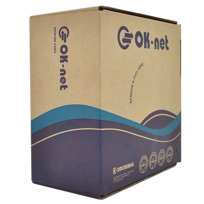 Кабель для зовн. робіт, з жилами живлення, 305 м OK-Net КПП-ВП (100) 4*2*0,51+2*0,75 мм2 (U/UTP-cat.5Е) Кабель для зовн. робіт, з жилами живлення, 305 м OK-Net КПП-ВП (100) 4*2*0,51+2*0,75 мм2 (U/UTP-cat.5Е)