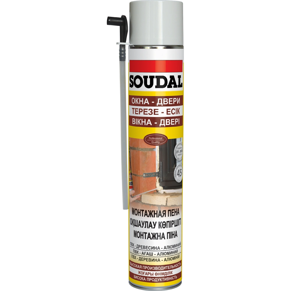Пена монтажная 750мл SOUDAL Пена монтажная 750мл SOUDAL